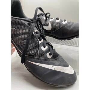 Nike Rival S Black Track Cleats Athletic Shoes *No Spikes Men’s 11.5